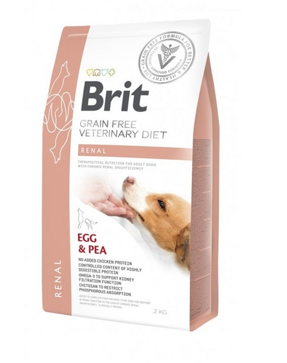 BRIT Veterinary Diets Dog Renal Dieta veterinara pentru caini adulti cu insuficienta renala